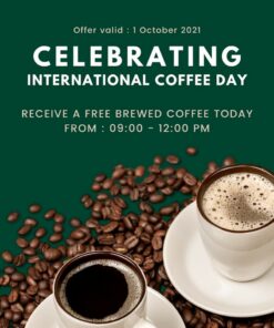 mẫu in tờ rơi khuyến mãi của quán coffee