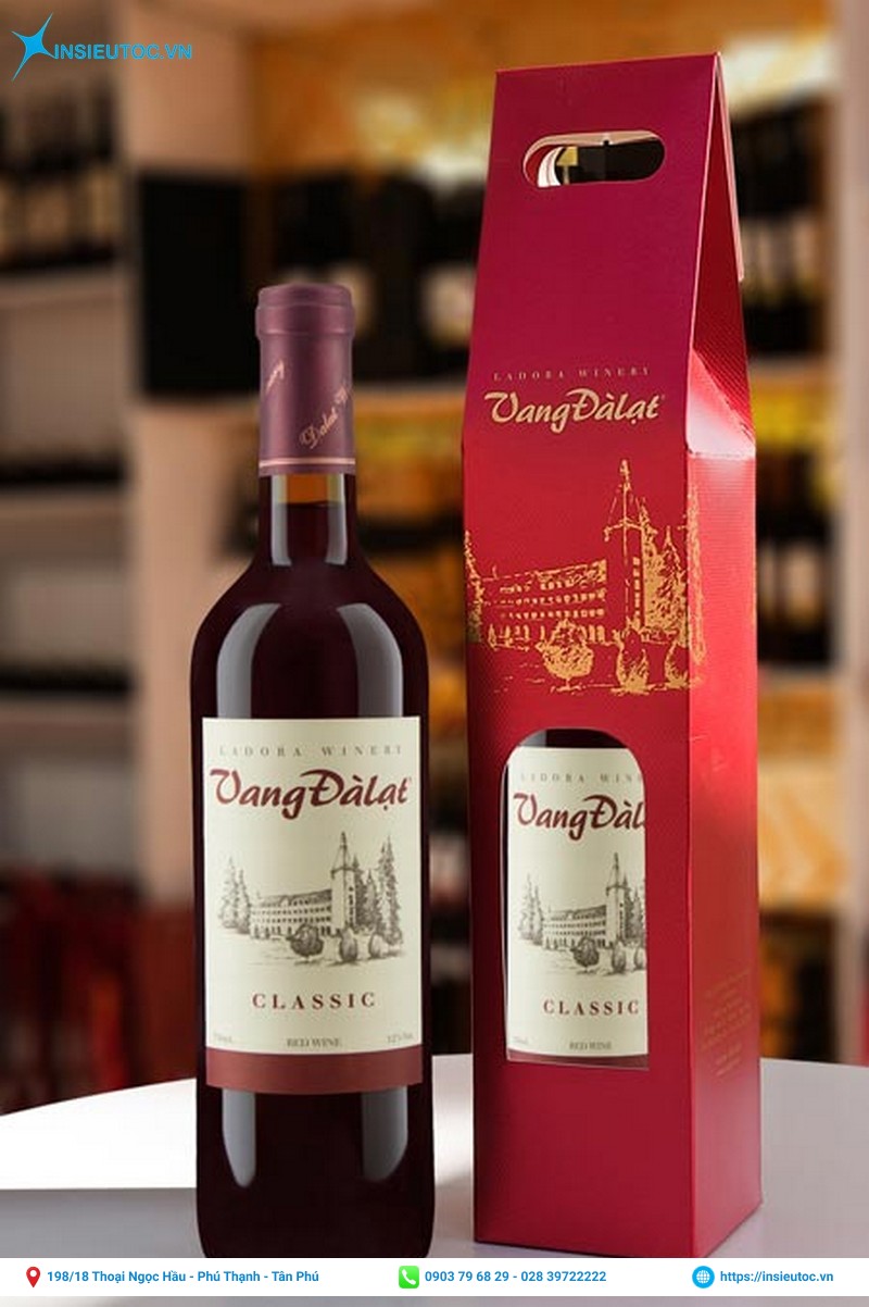 thiết kế túi đựng rượu vang