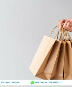 túi giấy được tái chế
