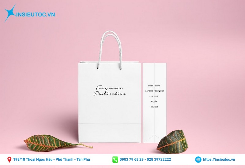 mẫu túi trắng đơn giản phổ biến