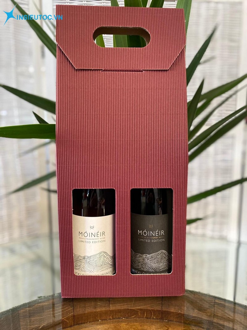 Mẫu hộp đựng rượu đẹp sáng tạo