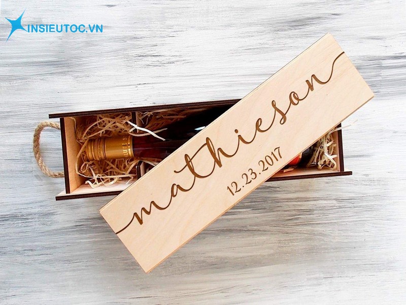 Mẫu hộp đựng rượu sang trọng