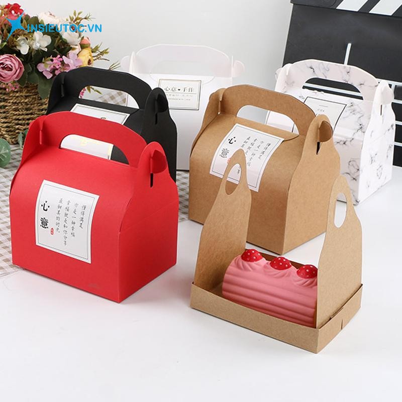 Mẫu hộp giấy có quai xách