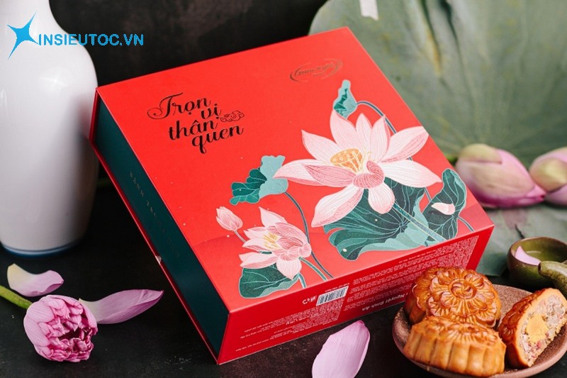 Mẫu hộp giấy đựng bánh trung thu bắt mắt