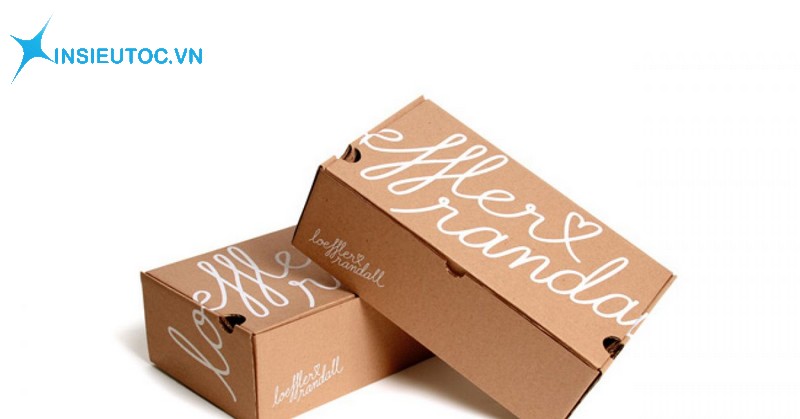 Mẫu hộp giấy đựng giày dép