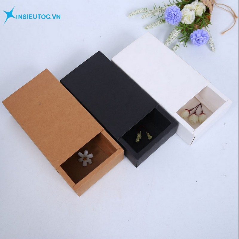 Mẫu hộp giấy nắp trượt