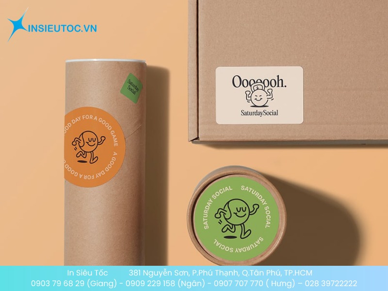 Sticker giấy cho các sản phẩm bảo vệ môi trường