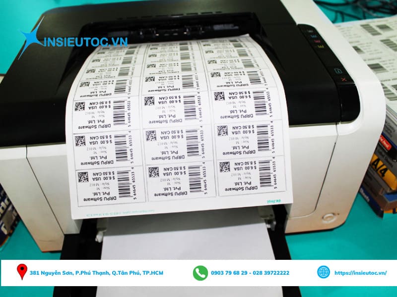 dùng excel để ứng dụng cách in tem nhãn nhanh