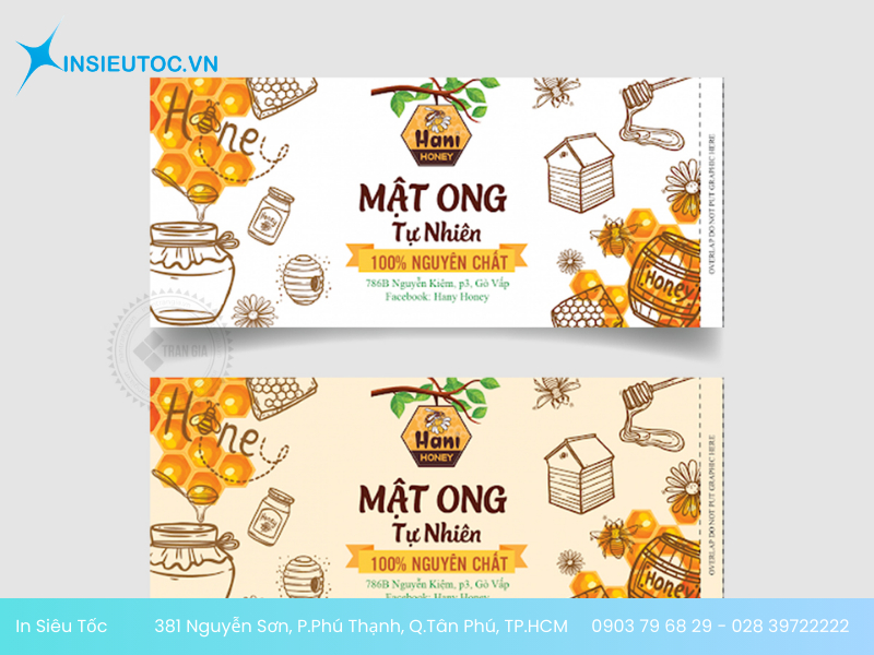 nhãn dán đồ ăn - In Siêu Tốc