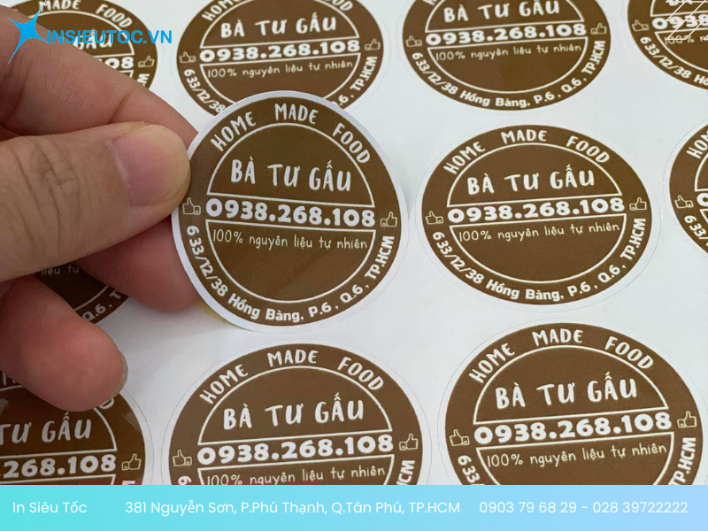 tem đồ ăn vặt - In Siêu Tốc