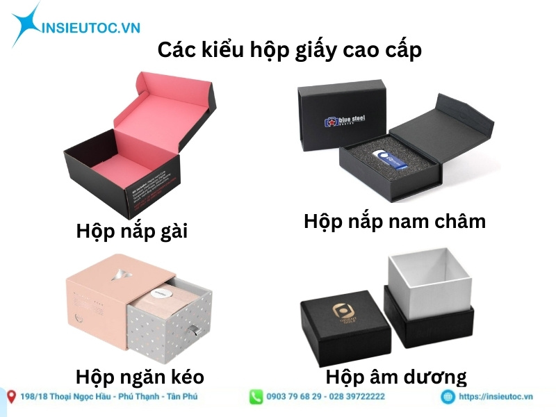 hộp giấy cứng cao cấp