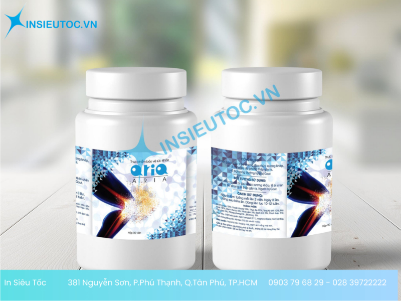 in nhãn mác bao bì tphcm - In Siêu Tốc