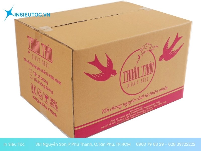 in thùng carton theo yêu cầu