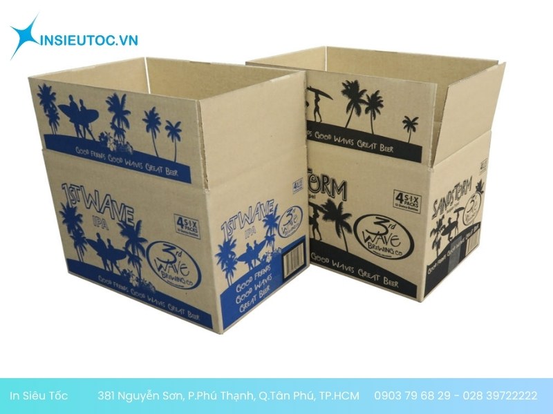 in trên thùng carton