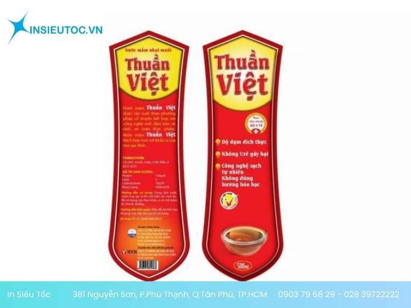 mẫu nhãn mác thực phẩm đẹp