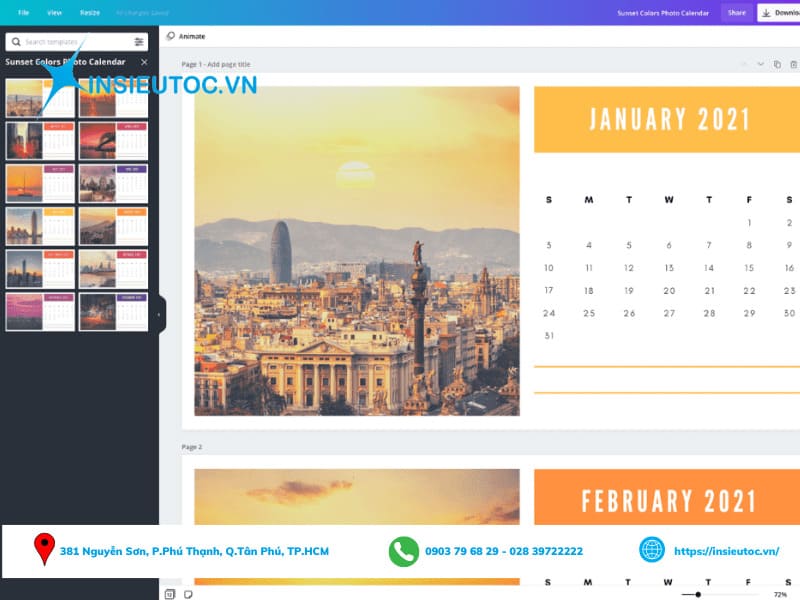 cach lam lich de ban