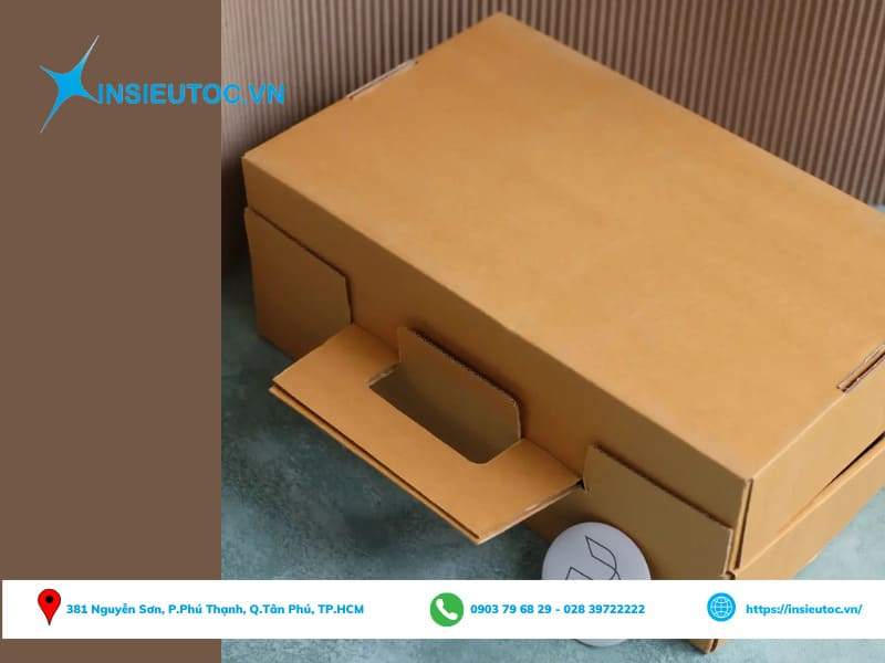 báo giá in hộp giấy kraft - In Siêu Tốc