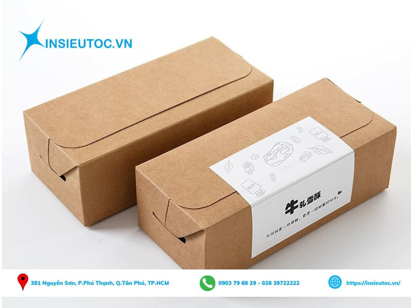 in hộp giấy kraft theo yêu cầu giá rẻ - In Siêu Tốc