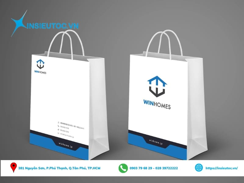 in logo lên hộp giấy - In Siêu Tốc