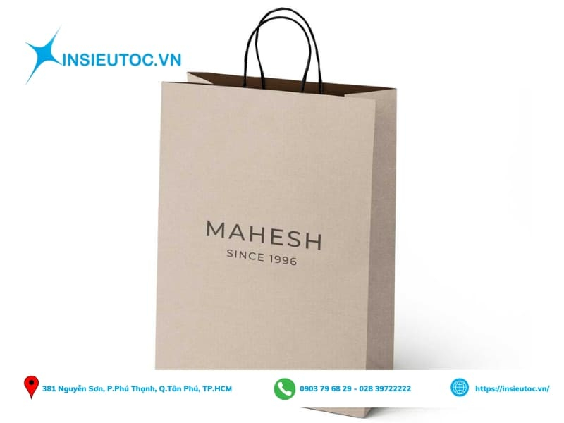 in logo túi giấy - In Siêu Tốc