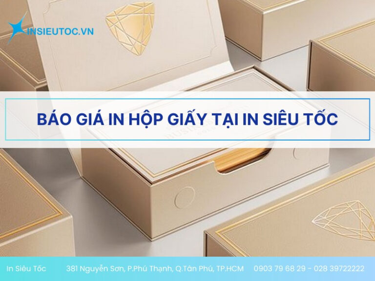 Bảng giá In hộp giấy giá rẻ HCM, Giá In Hộp Giấy Mới Nhất 2025