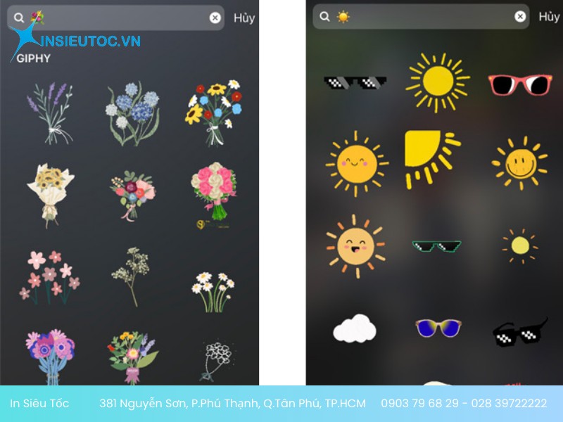 Sticker Instagram hình biểu tượng Sticker Instagram hình biểu tượng