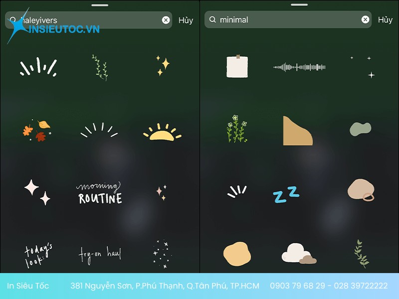 Sticker Instagram nhỏ xinh Sticker Instagram nhỏ xinh