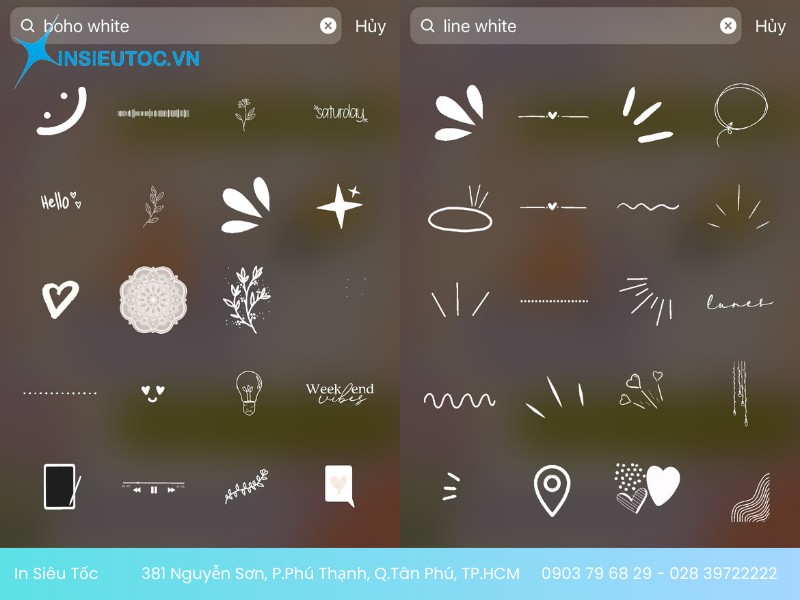 instagram sticker tone trắng đa dạng instagram sticker tone trắng đa dạng