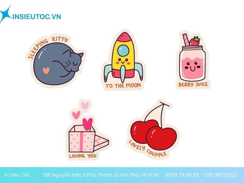 đa dạng chất liệu in sticker đa dạng chất liệu in sticker