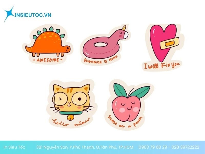 mẫu sticker dễ thương mẫu sticker dễ thương