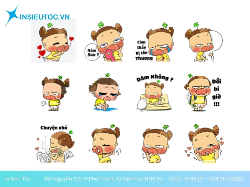 mẫu sticker zalo mẫu sticker zalo