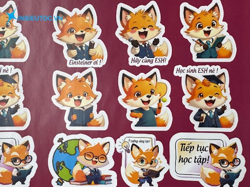 Sticker ngành giáo dục sáng tạo, đáng yêu