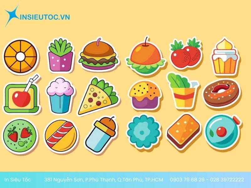 sticker đồ ăn đẹp sticker đồ ăn đẹp