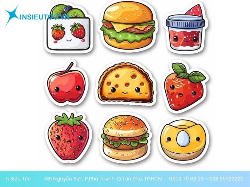 sticker đồ ăn sinh động sticker đồ ăn sinh động