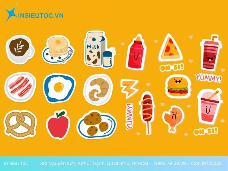 sticker fast food đáng yêu sticker fast food đáng yêu