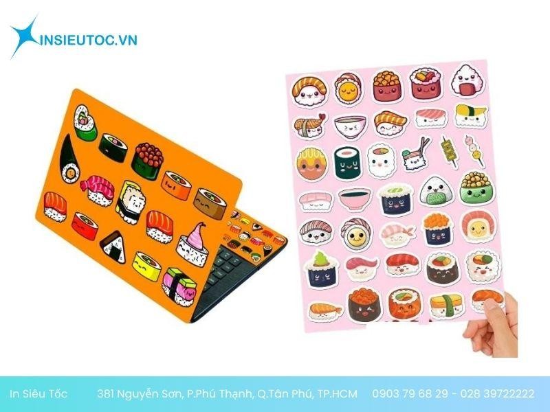 Sticker hình đồ ăn đa dạng Sticker hình đồ ăn đa dạng