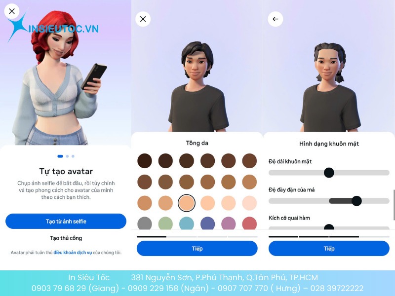 Chỉnh sửa các đặc điểm phù hợp với bản thân