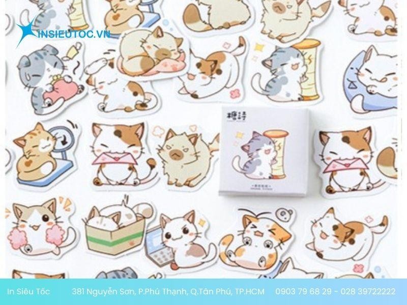 Sticker mèo tinh nghịch Sticker mèo tinh nghịch