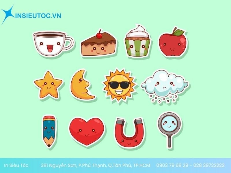 Mẫu sticker thu hút các bạn nhỏ Mẫu sticker thu hút các bạn nhỏ