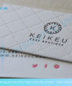 in card visit dập nổi tphcm