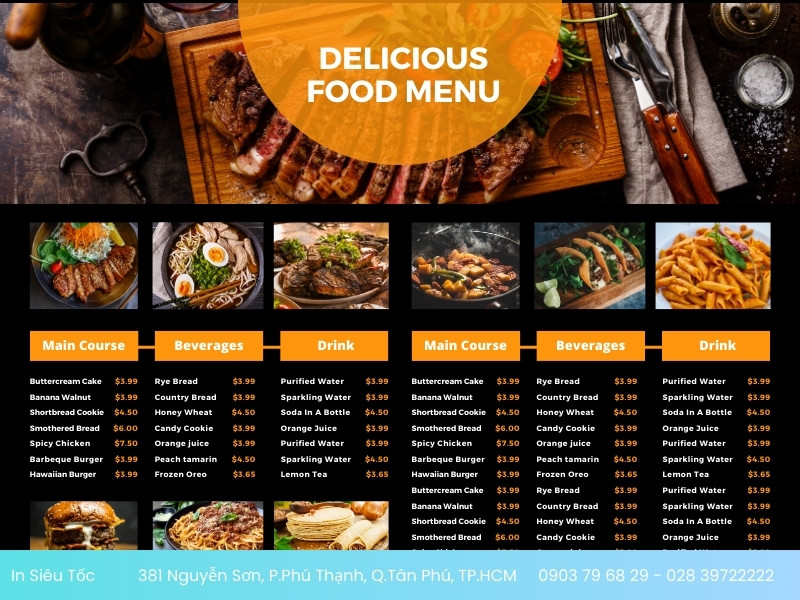 in menu tphcm in menu tphcm