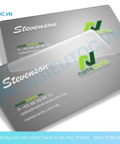 in card visit nhựa