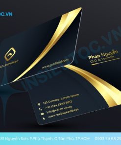 in card visit nhựa