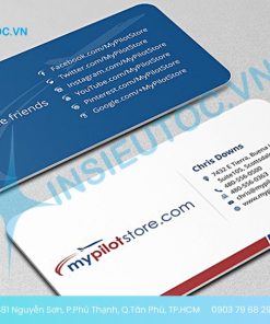 in card visit nhựa