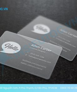 name card nhựa uy tín
