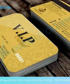 in card visit nhựa