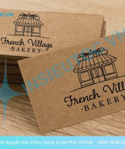 in danh thiếp giấy kraft giá rẻ