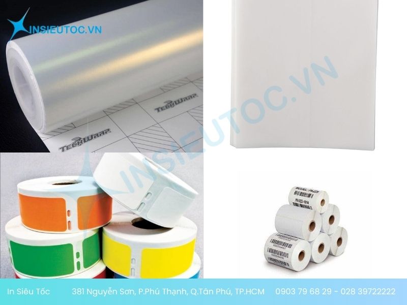 Các loại giấy in decal khác Các loại giấy in decal khác