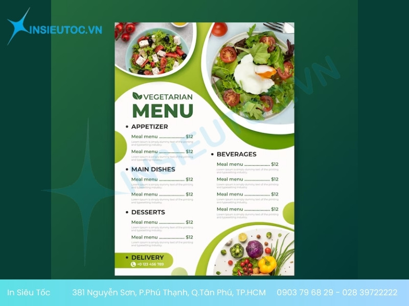 các chất liệu giấy in menu các chất liệu giấy in menu