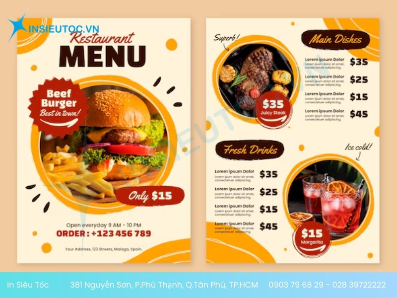 chất liệu giấy in menu chất liệu giấy in menu